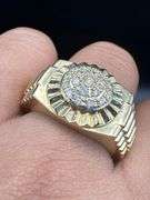 14K Yellow Gold Man Ring of 0.43 Ct