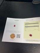 CERTIFIED RED RUBY 3.80 CARATS