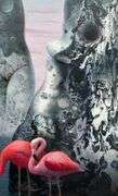 Surreal Elegance Original by Nelson Calderón Perez Nelson Calderon Statuette of Mind and Tide