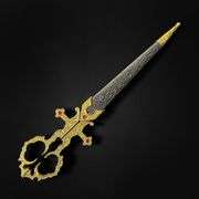 Medieval-Style Scissors with Sheath