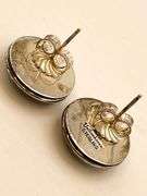 925 Sterling Silver Signed Artie Yellowhorse Turquoise Set Of Earrings And Pendant