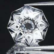 Superb 8.02ct AAA grade diamond white Quartz