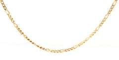 14kt Yellow gold Figaro chain necklace