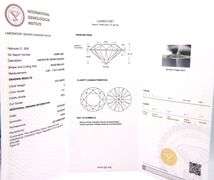 18kt White gold 5.05ct lab grown round brilliant cut with 2.65ctw halo with pave diamond setting