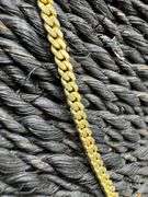 10k Yellow Gold Diamond Cut Miami Cuban Chain Unique 18" Necklace