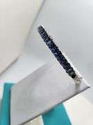 Very fine Natural Tanzanite 5.65ctw Bangle set in silver, GGA certified