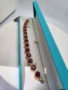 A true statement of elegance of Ruby and diamond Bracelet in Silver – GGA Certified. Set in lustrous