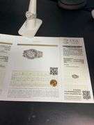 Certified 14k White Gold Diamond Ring