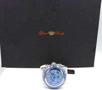 Glam Rock ladies blue dial stainless steel watch