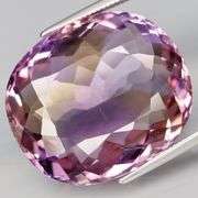 Large and in charge! 27.33ct UNTREATED Bolivian Ametrine!