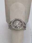 Certified 14k White Gold Diamond Ring