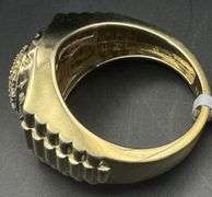 14K Yellow Gold Man Ring of 0.43 Ct