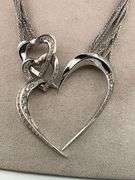 CERTIFIED 18K WHITE GOLD DIAMOND NECKLACE