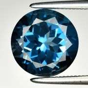 Top London blue 3.26ct 9x6mm Brazilian Topaz solitaire