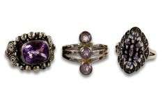 Grab Bag - SS & Amethyst Rings