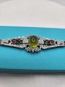 Stylish Polychromatic Tourmaline Bracelet