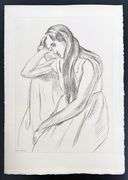 Very rare Henri Matisse etching signed in the plate, C.1920, from the series of Cinquante Dessins