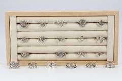 .925 Sterling Silver Curated 20 Ring Lot Various Sizes & Styles