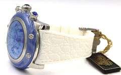 Glam Rock ladies blue dial stainless steel watch