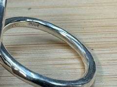 Sterling Silver 925 One of a Kind Dichroic Glass Ring Size 6.25