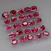 Real! Top crystal! 2.70ct 20 piece Ruby set! UNTREATED!!!