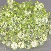 Brilliant! 100 gemstones! 3.60ct untreated lime green Peridot set!