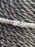 Rhodium Plated 925 Sterling Silver Round Clear CZ Tennis Necklace Bracelet 3mm 24"