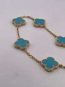 CERTIFIED BRAND NEW 18K YELLOW GOLD CLOVER LEAF BRACELET