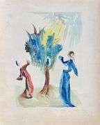 Collectible Original Color Engraving by Salvador Dali from The Divine Comedy
