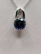 Magnificent Tanzanite Pendent in Silver – GGA Certified, size:18