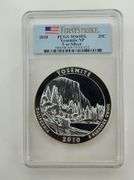 2010 5Oz. Silver Yosemite NP Quarter, PCGS MC69PL