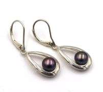 Lot of 925 sterling silver 2 necklaces and dangle earrings