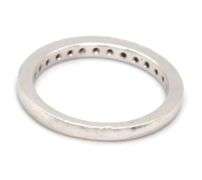 Stackable 14K WG Diamond Band