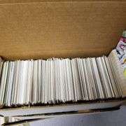 Lot of 600 Baseball Trading Cards with Babe Ruth Card