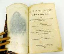 1861 Rebellion Record, Volume I