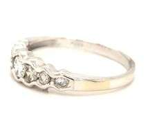 14kt White gold 0.50ctw diamond band