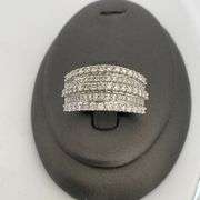 CERTIFIED BRAND NEW 14K WHITE GOLD DIAMOND RING / BAND