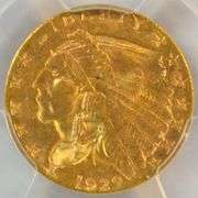 Better Choice BU 1929 $2.50 Indian Gold Piece. PCGS MS63