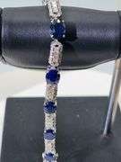 Silver Sapphire Bracelet