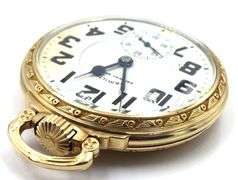 Popular Hamilton 992B Pocket Watch in 10K GF Case