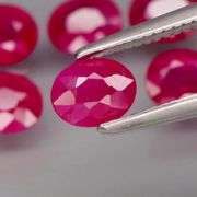 Collectors 2.43ct PIGEONS BLOOD Burmese Ruby set!!!