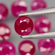 Don't miss this set of beautiful Burmese Rubies Weighing 3.79 carats!