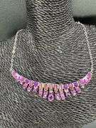 Original Handmade Mosaico Necklace & Earring Set 925 Sterling Silver Mexico Artistic Jewelry