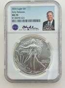 2024 American Silver Eagle, NGC MS70 Early Releases