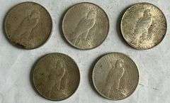 5 Slider Peace Dollars