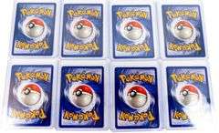 8 Pokémon 1999 1st Edition Trade Cards