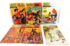 6 Classics Illustrated Vintage Comic Books