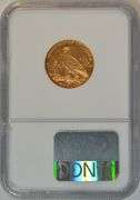 Super Choice BU and lovely 1909-D $5 Indian Gold Piece. NGC MS63