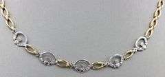 Fun 14K W&Y Claddaugh Necklace