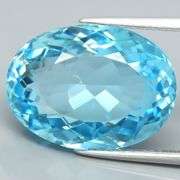 Glittering! 17.01ct VS grade Swiss blue Topaz!
